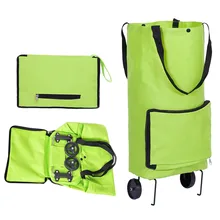 Складная хозяйственная сумка с колесами, тележка, супер рынок, хозяйственная буксирная сумка с 2 колесами, хозяйственная сумка, складная сумка