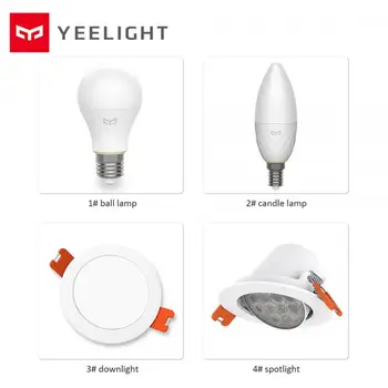 

Yeelight Smart Light Bulb Bluetooth Mesh Edition 2700K-6500K Downlight Color Temperature Adjustable Smart Home With Mijia APP