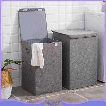 

Laundry Basket Clothing Storage Bags Basket Handle Bedroom Closet Clothing Toy Storage Bag Bucket Laundry Organizer Dropshipping
