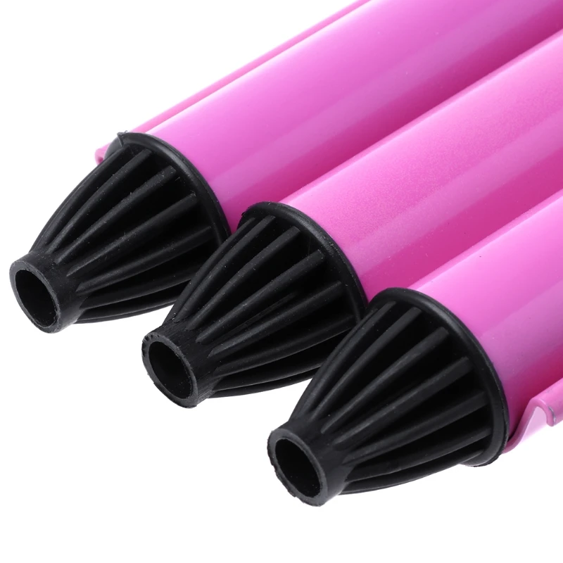 EU Hair Waver Wave Curler Ceramic Hair Curling Iron 3 Barrel Clamp Wave Curler G8TC