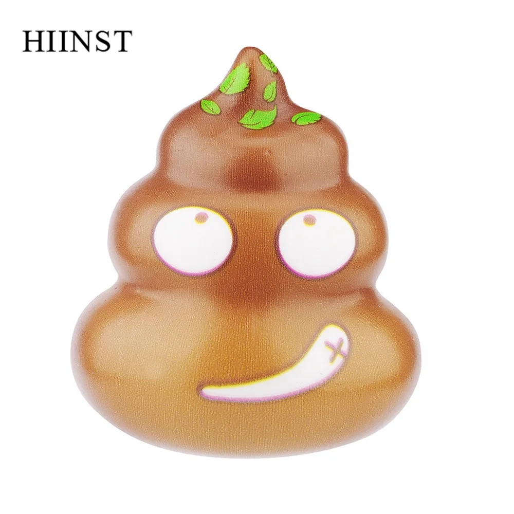 B HIINST/Детские игрушки для Хэллоуина, сдавливание стресса, мультяшный принт Poo, ароматическая медленно растущая ароматическая игрушка для взрослых, снимает стресс, реалистичные игрушки - Цвет: B