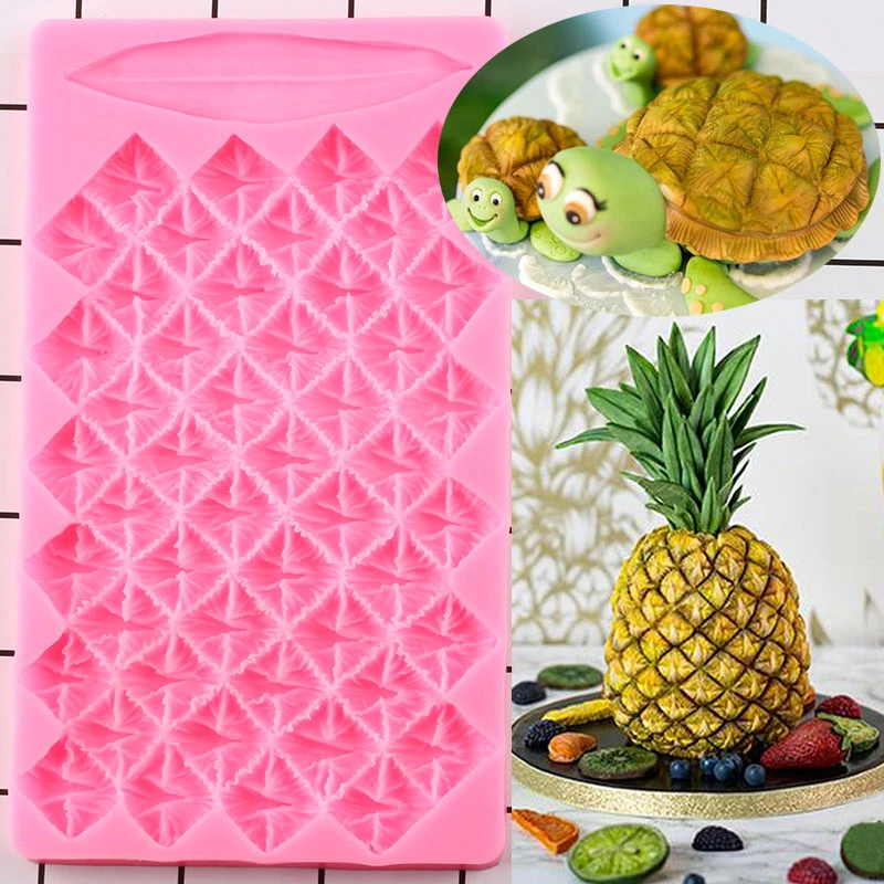 PINEAPPLE SILICONE MOULD-FRUIT CAKE MOLD-FONDANT//RESIN-CHOCOLATE-5CM-TROPICAL
