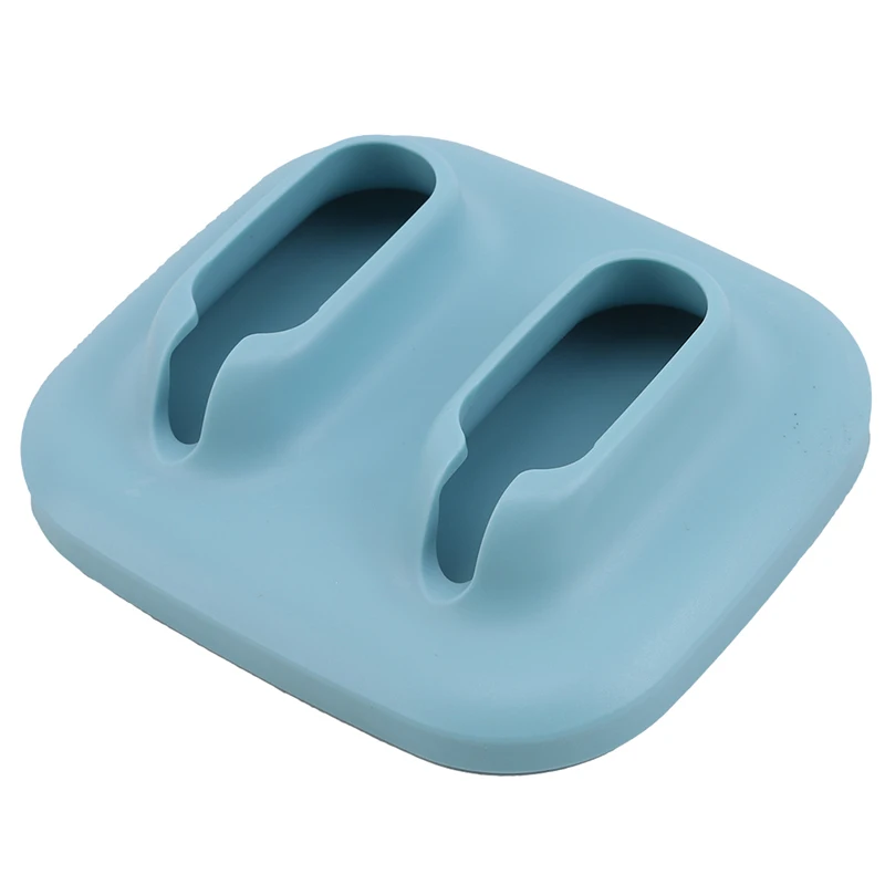 Toothbrush Holder Dark Blue Suction Cup Type Toothbrush Holder Suction Wall Type Toothbrush Holder Creative Bathroom Supplies - Цвет: Light blue