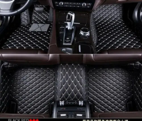 black beige Подходит для Infiniti FX35 G37 M35 QX30 QX50 QX60 QX56 QX70 QX80 Q50 автомобильные коврики - Название цвета: black beige