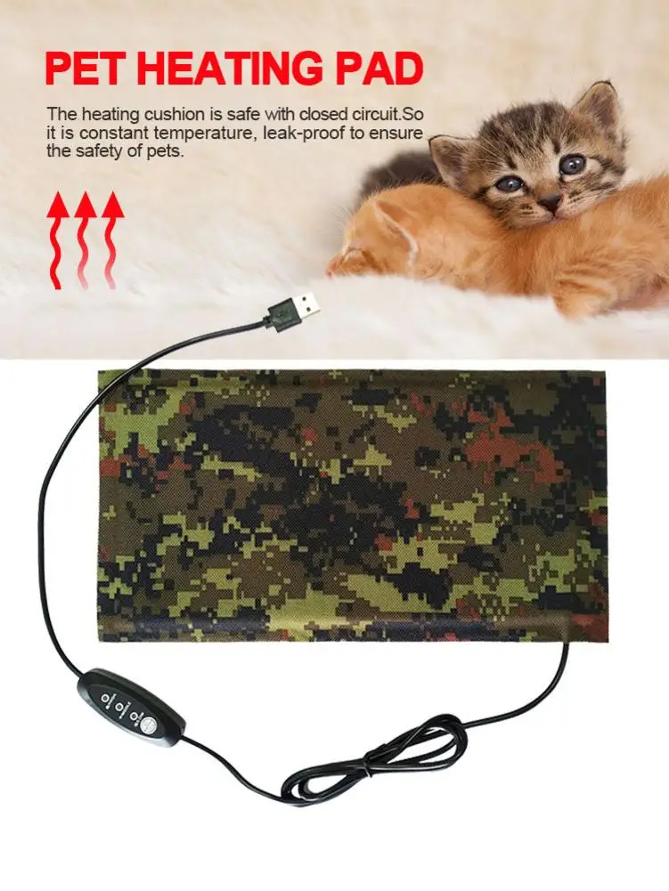 Pet Heating Pad USB Electric Pets Heater Cushion For Dogs Cat