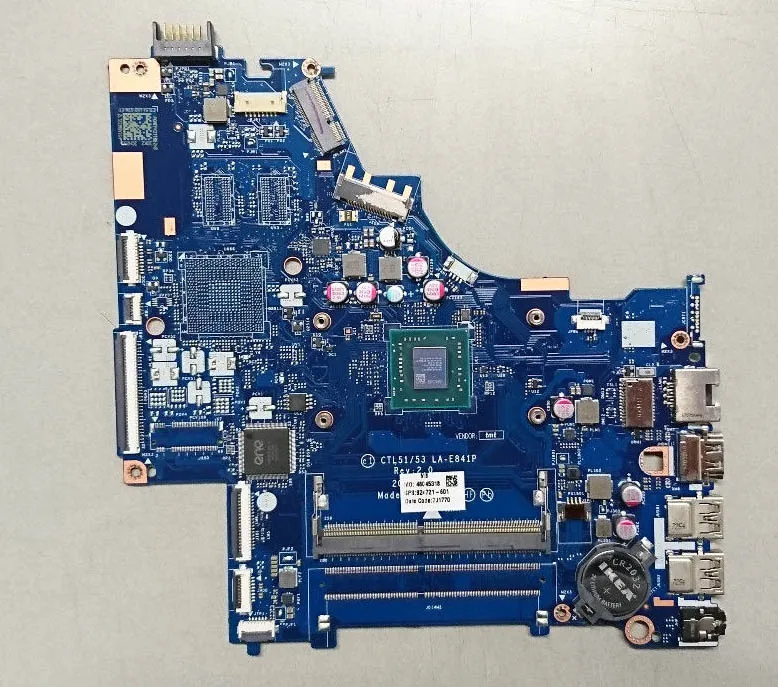 Материнская плата для ноутбука hp PAVILION 15-BW E2-9000 cpu CTL51/53 LA-E841P 924721-001 924721-501 924721-601