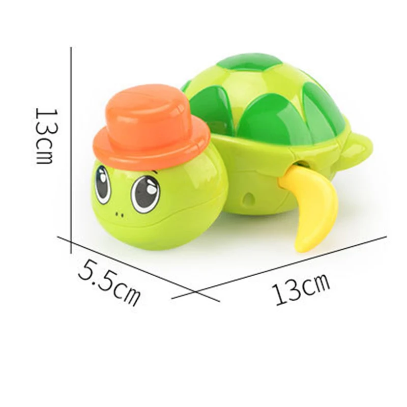 Милые игрушки для животных Черепаха/пингвин ветряная цепь для купания заводная игрушка для ванной детский бассейн игрушки для воды