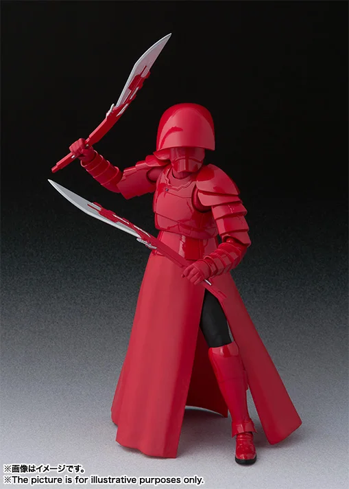 Bandai Звездные войны Дарт Вейдер фигурка 1/12 масштаб окрашенная фигура императора Королевская гвардия ПВХ Фигурки Brinquedos аниме - Цвет: double sword