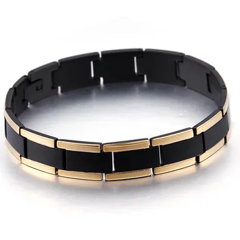 

New men's bracelet Korean version of the trendy male Japanese and Korean titanium steel simple student couple bracel
