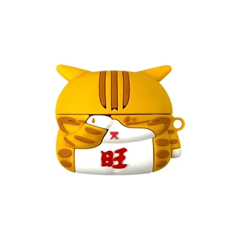 

Lucky Cartoon Cat Silicone Case For Airpods Pro 1 2 Protective Cover For Apple 3rd Case Wireless Bluetooth Earphone Cover