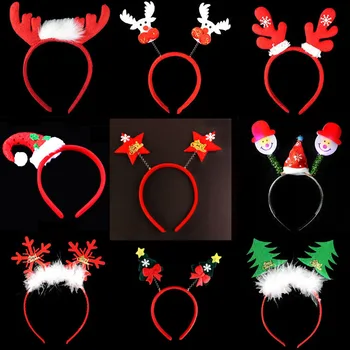 

Headbands Reindeer Antlers Hairband Xmas Kids Baby Hairhoop Party Decor Headwear Hair Accessories Gift Christmas