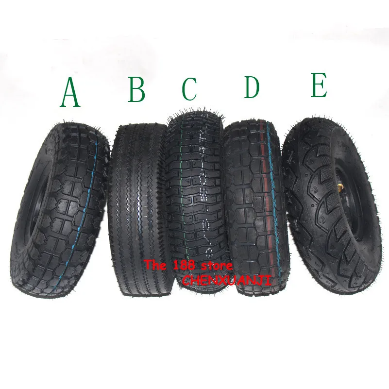 5 типов шин 4,10/3,50-4 410/350-4 ATV Quad Go Kart 47cc 49cc массивный 4,10-4 камера шины подходят для всех моделей 4,10/3,50-4