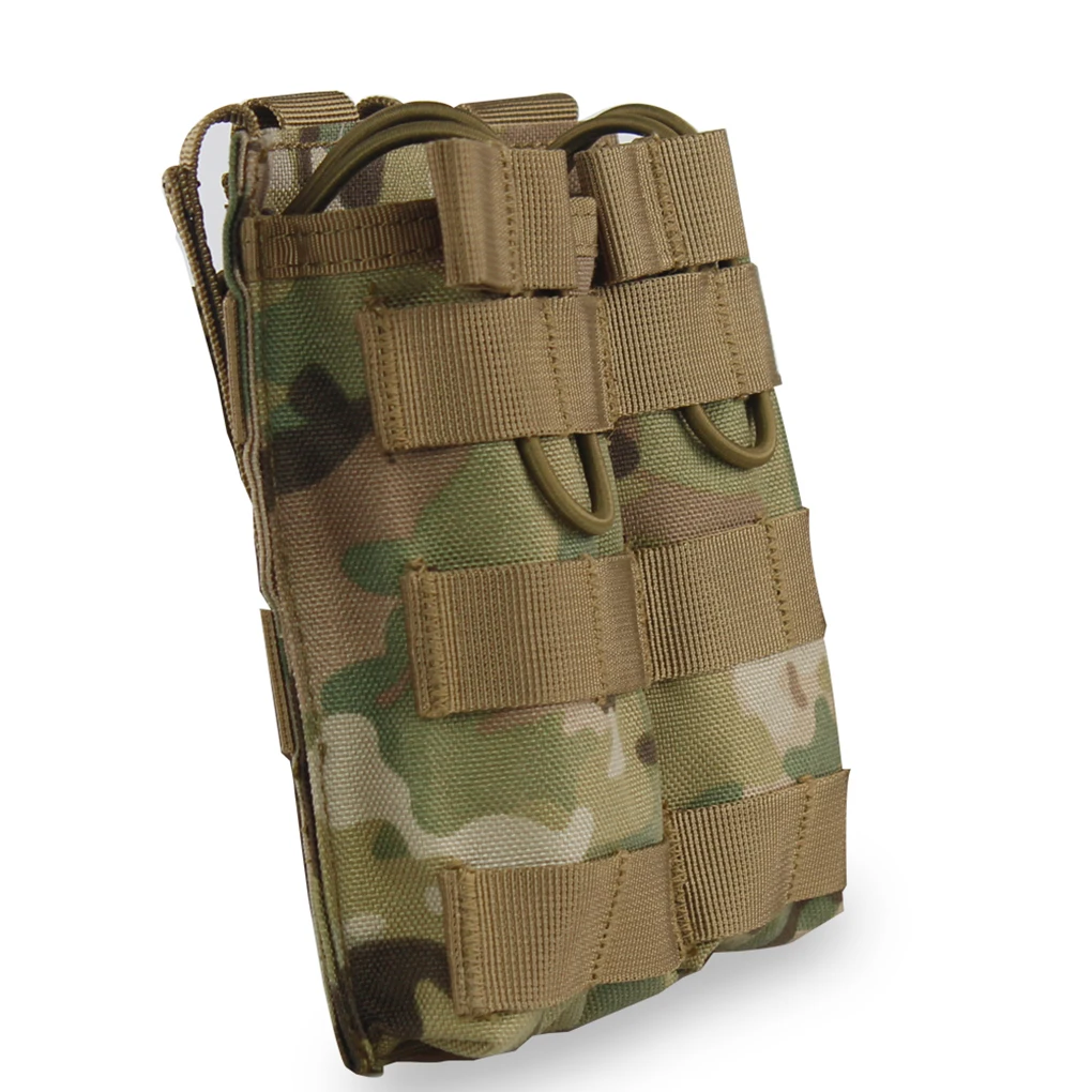 Molle Double Magazine Pouch Outdoor Tactical 1000D Nylon Utility Vest Airsoft Military Mag Pouch Paintball Gear