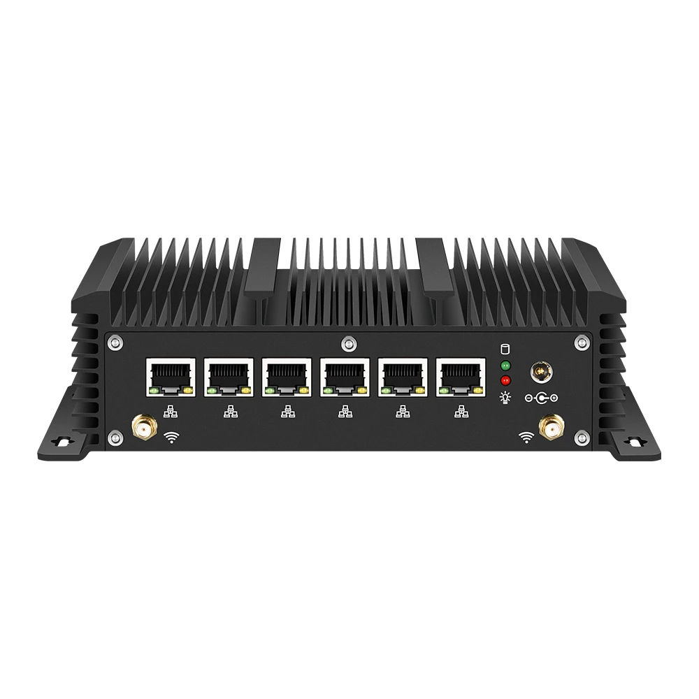 Мини ПК Intel Core i5 7200U i3 7100U i7 6 LAN 211at Gigabit Ethernet HDMI 2 * RS232 брандмауэр роутер PFsense Aes Ni