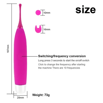 G-spot Clitoris Vibrator Adorime Powerful Clitoral Vaginal Nipple Stimulator for Quick Orgasm Sex Toys for Women Masturbation 4