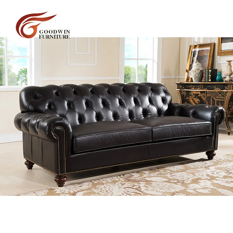 Современный секционный диван из натуральной кожи в итальянском стиле, роскошный современный журнальный столик и маленький столик WA368 - Цвет: 2 Seater Sofa