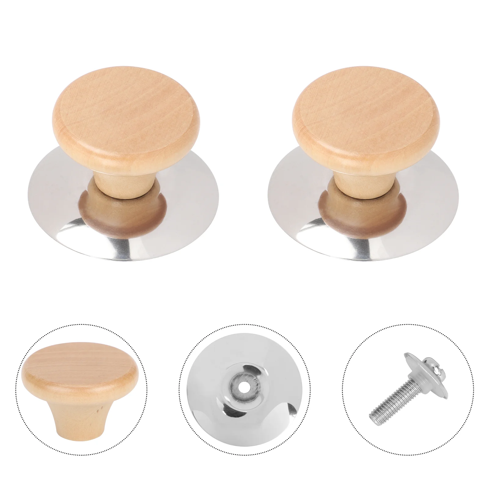 3pcs Kitchen Pot Lid Handles Pot Cover Durable Handles Pot Lid Handle