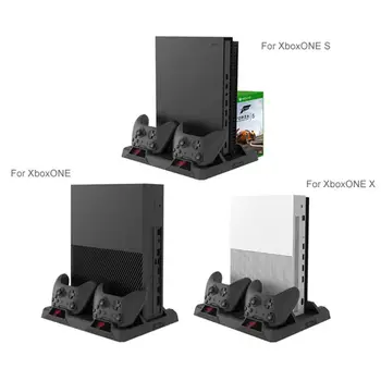 

Charging Base with Cooling Fan Dual Controller Charge Stand for X-BOX One/X/S
