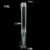 25x230mm Empty Glass Bottles With Screw Aluminum Cap Long Glass glycyrrhiza sweets Honey bottle Vials Stand 90ml Vase Jars 24pcs 2