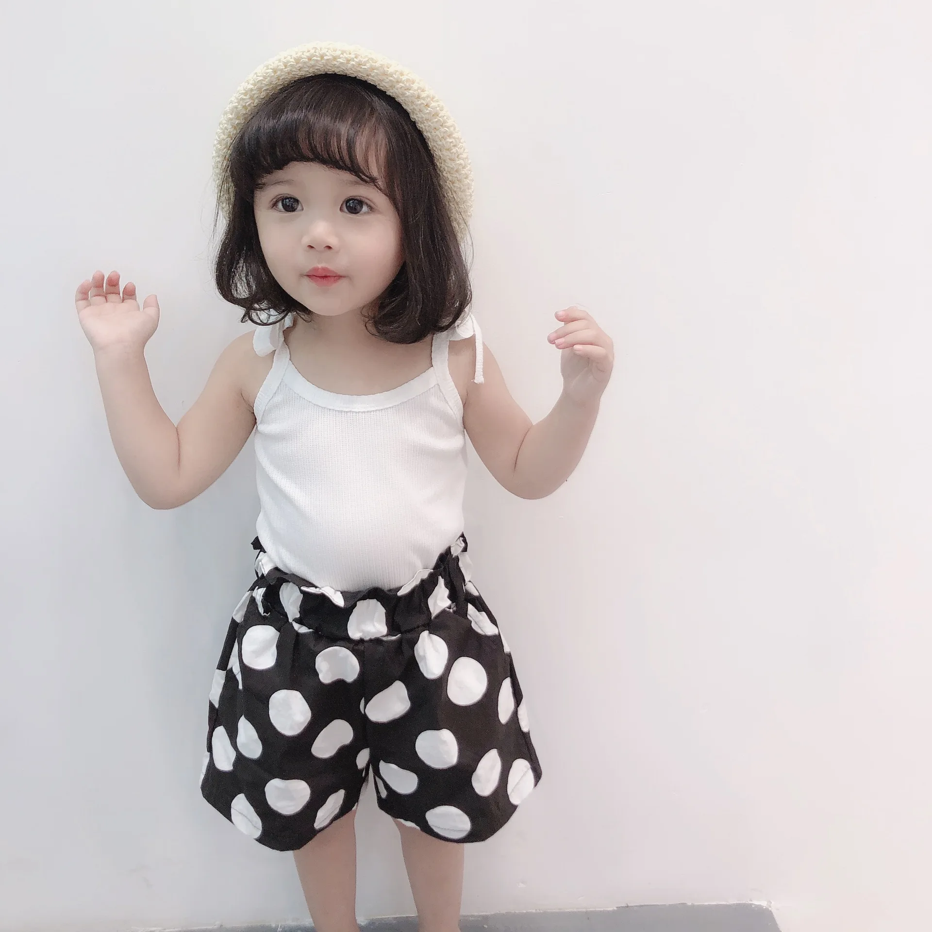 Ukeybaby детская одежда широкие шорты-кюлоты для маленьких девочек hua bao ku da bo dian