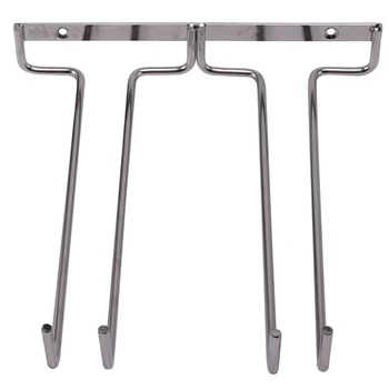 

SZS Hot Wall-Mounted Wine Cup Holder Double-Row Cup Holder Goblet Rack Wine Rack Upside Down Hanging Cup Organizer Display Shelf