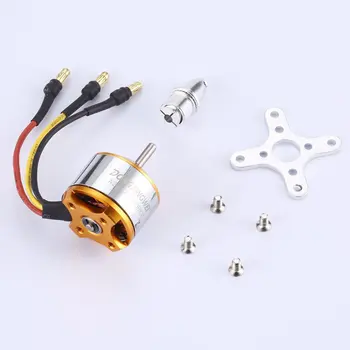 

DXW A2212 1800KV 2-4S Outrunner Brushless Motor for RC FPV Fixed Wing Drone Airplane Aircraft Multicopter 8060 Propeller