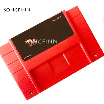 

Battery Save US Shell Memory Card DIY 100 in 1 Super Remix Game Card Support for USA/NTSC 16 Bit Game Console Cartridge