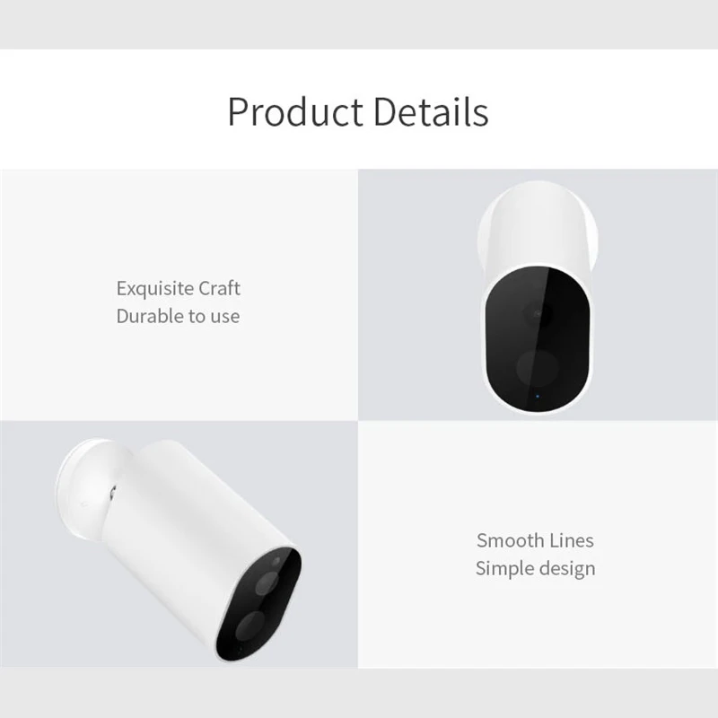 Xiaomi Mijia Smart camera CMSXJ11A 1080P 120 градусов F2.6 AI гуманоидная обнаружения ip-камера s Водонепроницаемая ночная версия радионяня