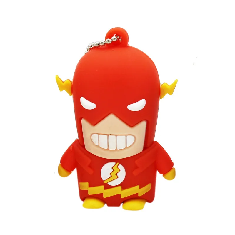 Текстовый я мультфильм 64GB Милый Супермен, Халк флэш Бэтмен USB флэш-накопитель 4GB 8GB 16GB 32GB Флешка USB 2,0 Usb флешка