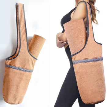 

Cork Yoga Mat Bag Sports Gym Mat Storage Yoga Backpack Multi-function Yoga Bag Mat Carry One Shoulder Bags Pilates Mat Case
