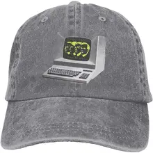 Kraftwerk для мужчин и женщин, с дизайном компьютерного мира, плоская шапка, регулируемая, унисекс