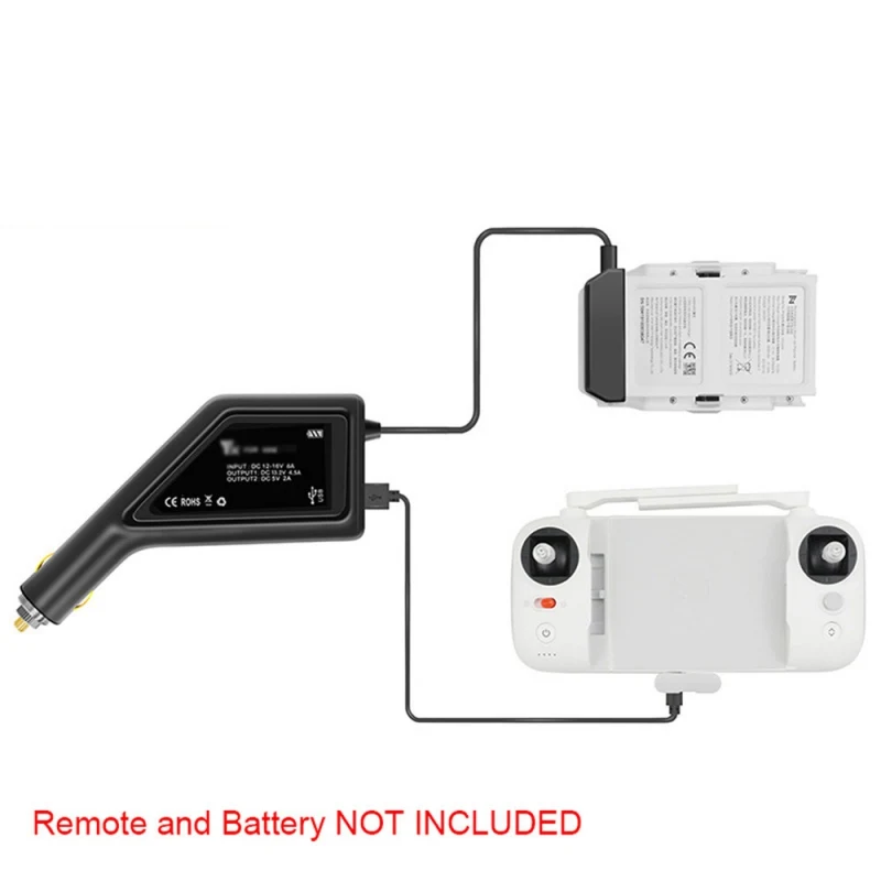 Car Charger- Vehicle USB Port Battery Charging Adapter for FIMI X8 SE Quadcopte Memory card