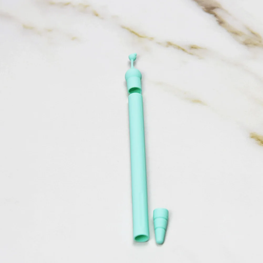 Cute Anti-slip Nib Cover Soft Silicone Case Holder Tablet Stylus Pencil Protector Sleeve Pouch Accessories Cap For Apple 1st