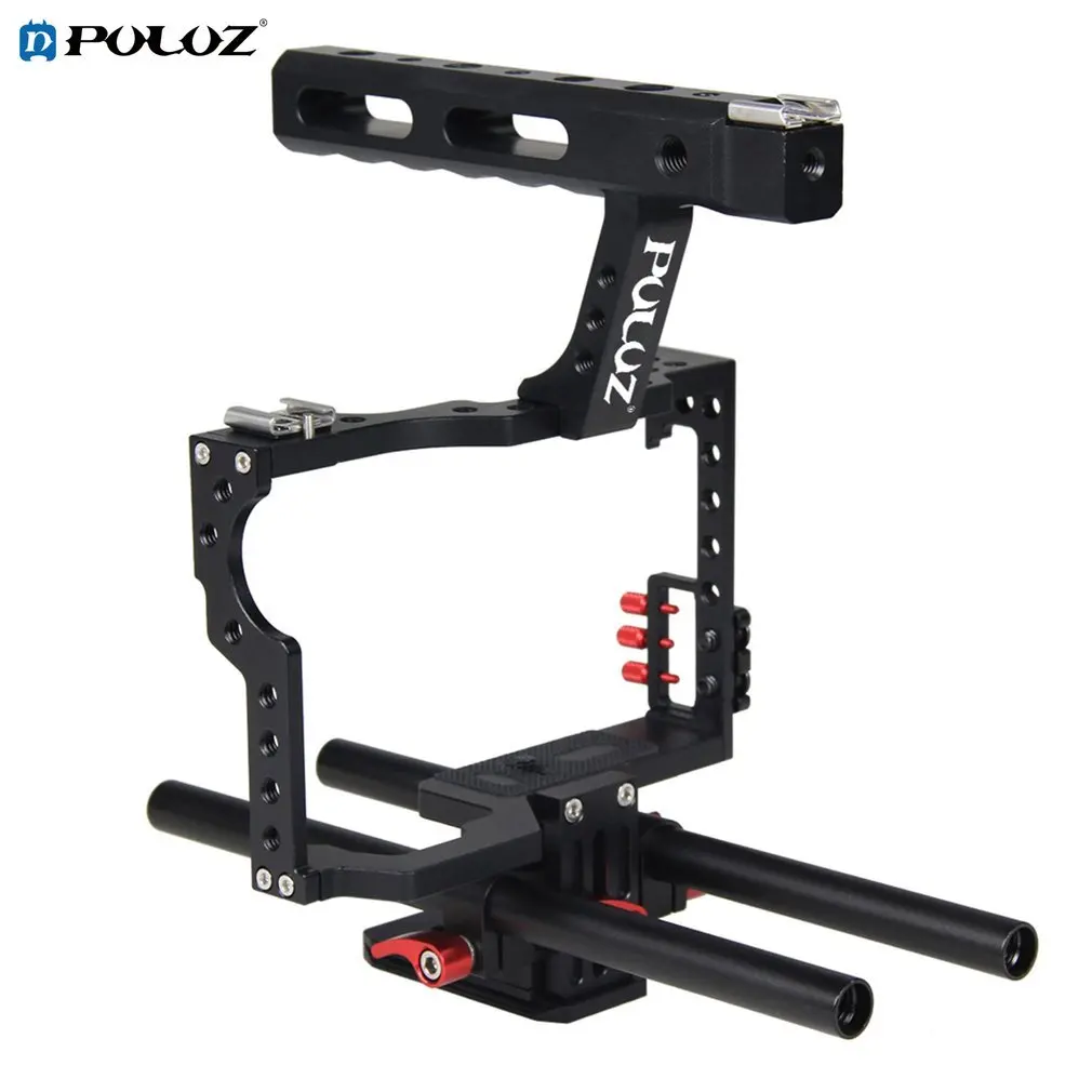 

PULUZ PU3010 Durable Aluminum Camera Cage Handheld Ergonomic Handle Steadicam Stabilizer Suitable for Sony A7 A7S A7R2