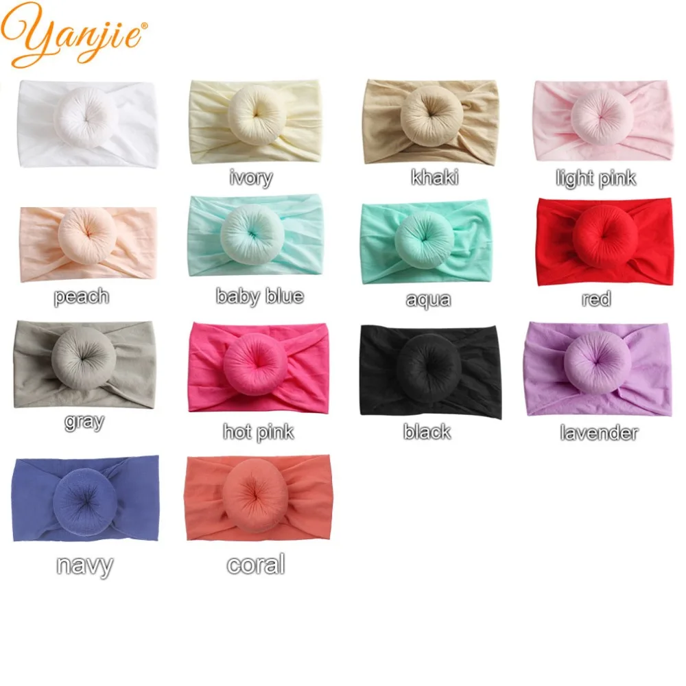 色卡圆球尼龙头带