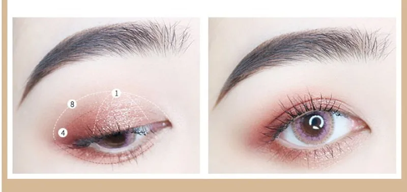 10 Colors A Set Earth Color Eyeshadow Palette Glitter Eye Palette Nude Beauty Maquiagem Matte Silky Pigments Eye Shadow Brush