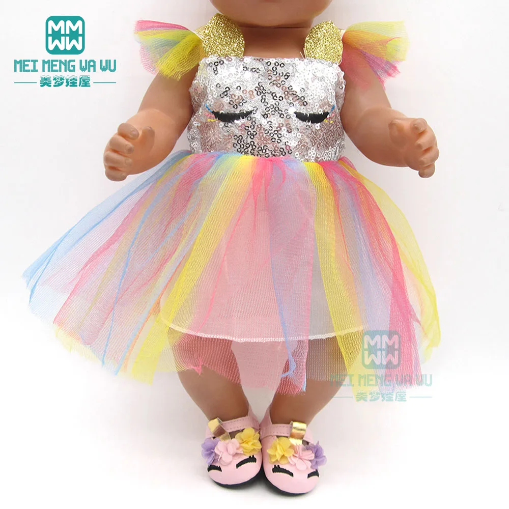 Berrywho Vestido de la Manera 18 Pulgadas de América y Regalo 43 Cm Baby Born muñeca Ropa Accesorios Generación cumpleaños de la Muchacha 