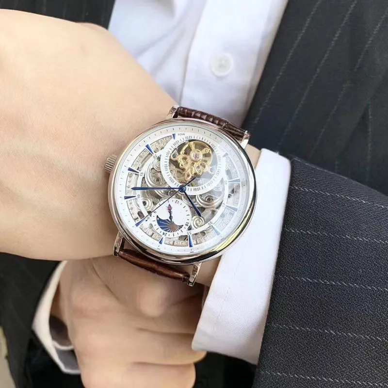 

WG1074 Mens Watches Top Brand Runway Luxury European Design Automatic Mechanical Watch