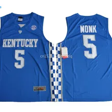 Новое поступление, высокое качество, NCAA, Кентукки, Малик, монах#5, футболка, спортивные майки, S-XXXL