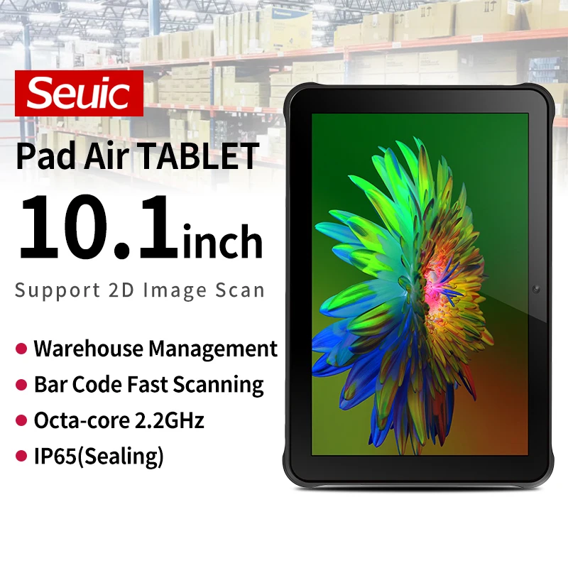 SEUIC AUTOID®Коврик Надувной Матрас 10 1 inch планшет Android9.0 промышленности планшеты 1D 2D