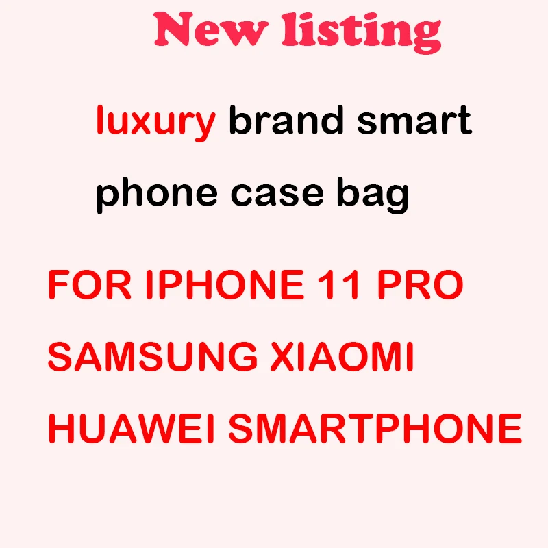 

Genuine Leather phone bag luxury brand for iphone 11 pro xs max xr samsung s11 for huawei p30 pro mate 30 xiaomi phone case