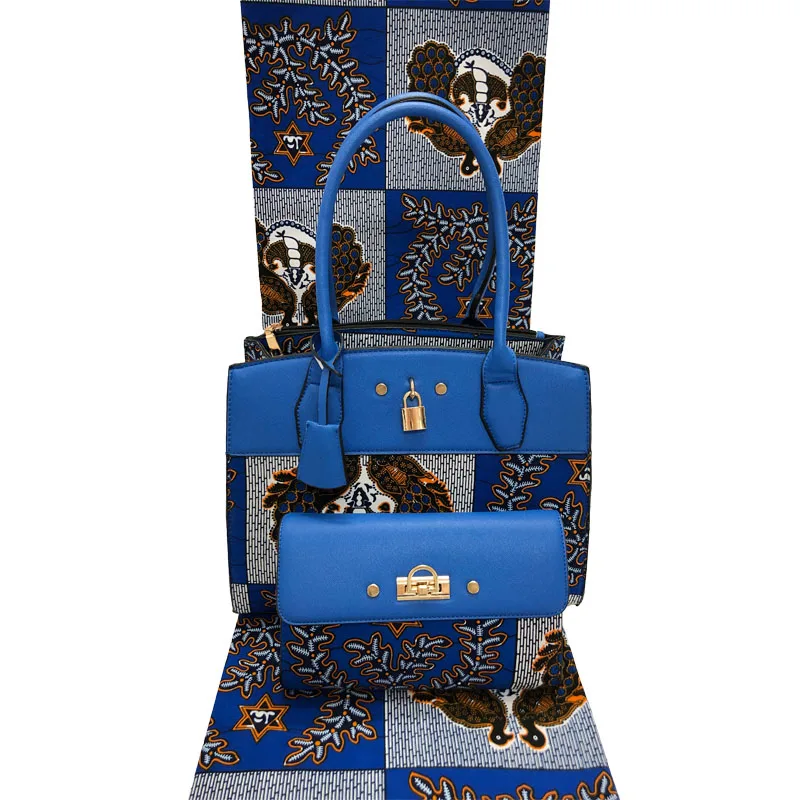 Итальянские женские вечерние сумочки и восковая ткань набор африканские 6 ярдов восковая сумочка и восковая ткань Набор для вечеринки