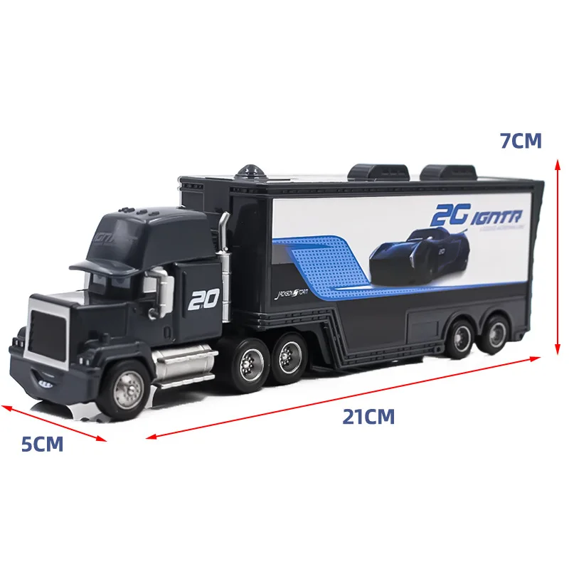 Jackson Storm Disney Cars Transporter Truck Die Cast Pixar Mack