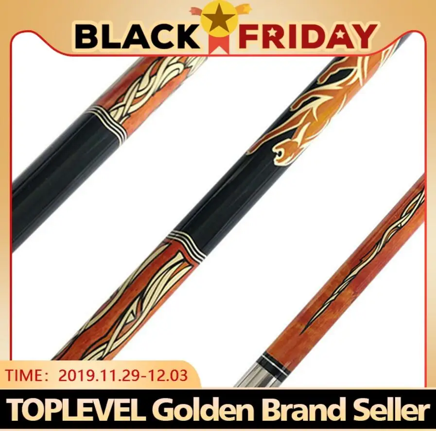 

PREOAIDR 3142 20TH Pool Cue Billiard Cue 11.5mm 12.75mm Tips with Joints Protection Black Orange Colors Billiard Kit China 2019