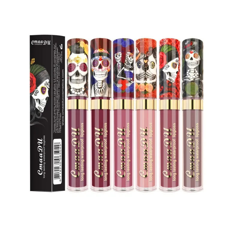 6 Colors Waterproof Lipstick Non-Stick Cup Lip Gloss Matte Lips Makeup Long Lasting Lipstick Liquid Pencil 6 Colors Waterproof Lipstick Non-Stick Cup Lip Gloss Matte Lips Makeup Long Lasting Lipstick Liquid Pencil