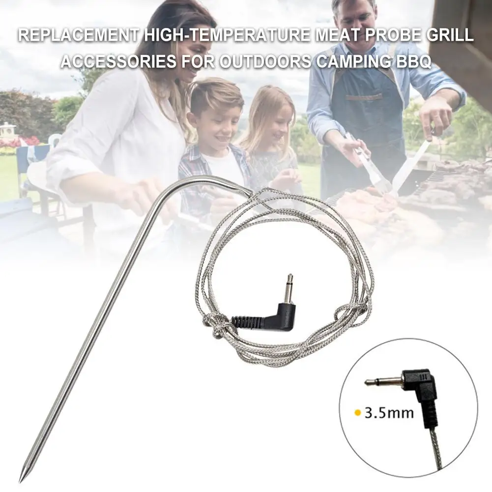 

Replacement High-Temperature Meat Probe Grill Accessories for Outdoors Camping BBQ