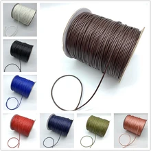 Waxed Cotton Strap Necklace-Rope Cord Shamballa-Bracelet Jewelry-Making 