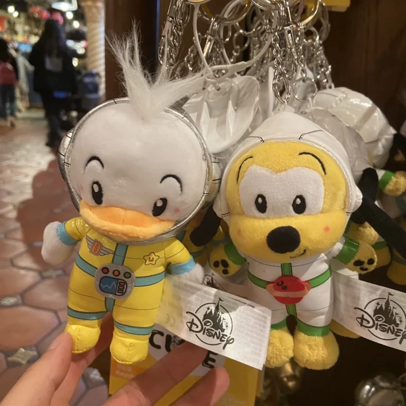 Набор из 2 мягких плюшевых брелоков в стиле Парк Диснея | Игрушки и хобби