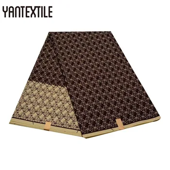 

YANTEXTILE African Wax Nigeria Textile Batik Fabric 6 Yards/Piece New Fashion Veritable Wax African Ankara Fabric Tissu Africain