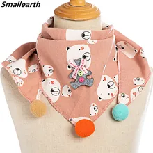 Новинка; сезон осень-зима; треугольный шарф для маленьких девочек; весенние нагрудники для маленьких мальчиков; шаль; детский хлопковый воротник; теплый детский шейный платок